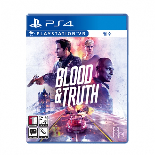 조이캠프,(소니공식) PS4 블러드앤트루스 (Blood & truth) / 한글판 / VR필수/ 우체국 택배/ 무료배송